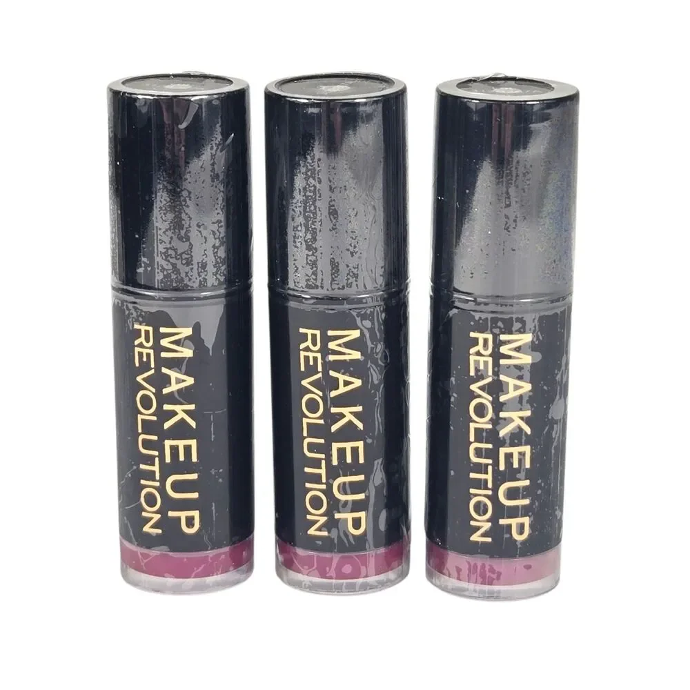 3 Pack Revolution Amazing Lipstick Rebel with Cause 3.2g Each New Sealed